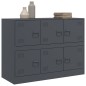 vidaXL Credenza Antracite 99x39x73 cm in Acciaio vidaXL Credenza Antracite 99x39x73 cm in Acciaio