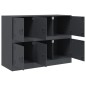 vidaXL Credenza Antracite 99x39x73 cm in Acciaio vidaXL Credenza Antracite 99x39x73 cm in Acciaio