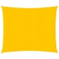 vidaXL Vela Parasole 160 g/m² Quadrata Giallo 4x4 m in HDPE
