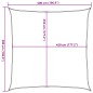 vidaXL Vela Parasole 160 g/m² Quadrata Giallo 5x5 m in HDPE