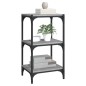 vidaXL Libreria grigio sonoma 40x33x70,5cm Legno Multistrato e Acciaio vidaXL Libreria grigio sonoma 40x33x70,5cm Legno Multistrato e Acciaio