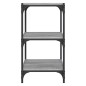 vidaXL Libreria grigio sonoma 40x33x70,5cm Legno Multistrato e Acciaio vidaXL Libreria grigio sonoma 40x33x70,5cm Legno Multistrato e Acciaio
