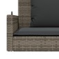 vidaXL Panchina Dondolo con Cuscini Grigia 119x56x48 cm in Polyrattan vidaXL Panchina Dondolo con Cuscini Grigia 119x56x48 cm in Polyrattan