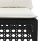 vidaXL Set Divani da Giardino con Cuscini 7pz Nero Polyrattan vidaXL Set Divani da Giardino con Cuscini 7pz Nero Polyrattan