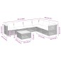 vidaXL Set Divani da Giardino con Cuscini 7pz Nero Polyrattan vidaXL Set Divani da Giardino con Cuscini 7pz Nero Polyrattan