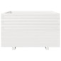 vidaXL Fioriera da Giardino Bianca 80x80x49,5cm Legno Massello di Pino vidaXL Fioriera da Giardino Bianca 80x80x49,5cm Legno Massello di Pino