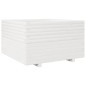 vidaXL Fioriera da Giardino Bianca 80x80x49,5cm Legno Massello di Pino vidaXL Fioriera da Giardino Bianca 80x80x49,5cm Legno Massello di Pino