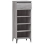 Scarpiera Grigio Sonoma 40x36x105 cm in Legno Multistrato