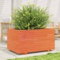 vidaXL Fioriera Giardino Marrone Cera 90x60x49,5cm Legno Massello Pino vidaXL Fioriera Giardino Marrone Cera 90x60x49,5cm Legno Massello Pino