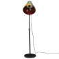 vidaXL Lampada da Terra 25 W Multicolore 30x30x90-150 cm E27
