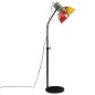 vidaXL Lampada da Terra 25 W Multicolore 30x30x90-150 cm E27