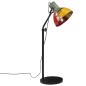 vidaXL Lampada da Terra 25 W Multicolore 30x30x90-150 cm E27
