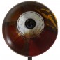 vidaXL Lampada da Terra 25 W Multicolore 30x30x90-150 cm E27