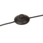 vidaXL Lampada da Terra 25 W Multicolore 30x30x90-150 cm E27