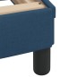vidaXL Letto con Materasso Blu 180x200 cm in Tessuto