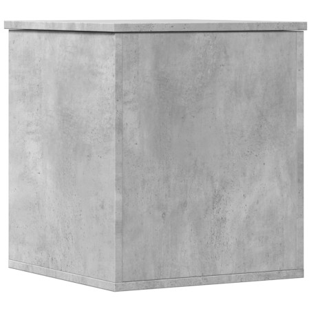 vidaXL Contenitore Grigio Cemento 40x42x46 cm in Legno Multistrato