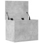 vidaXL Contenitore Grigio Cemento 60x42x46 cm in Legno Multistrato vidaXL Contenitore Grigio Cemento 60x42x46 cm in Legno Multistrato