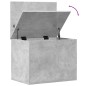 vidaXL Contenitore Grigio Cemento 60x42x46 cm in Legno Multistrato vidaXL Contenitore Grigio Cemento 60x42x46 cm in Legno Multistrato