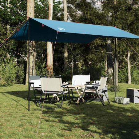 vidaXL Telone da Campeggio Blu 360x294 cm Impermeabile