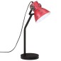 vidaXL Lampada da Scrivania 25 W Rosso Anticato 17x17x60 cm E27 vidaXL Lampada da Scrivania 25 W Rosso Anticato 17x17x60 cm E27