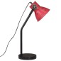 vidaXL Lampada da Scrivania 25 W Rosso Anticato 17x17x60 cm E27 vidaXL Lampada da Scrivania 25 W Rosso Anticato 17x17x60 cm E27