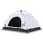 vidaXL Tenda 4 Persone Bianca in Tessuto Oscurante a Rilascio Rapido vidaXL Tenda 4 Persone Bianca in Tessuto Oscurante a Rilascio Rapido