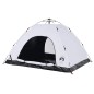 vidaXL Tenda 4 Persone Bianca in Tessuto Oscurante a Rilascio Rapido vidaXL Tenda 4 Persone Bianca in Tessuto Oscurante a Rilascio Rapido