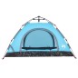 vidaXL Tenda da Campeggio 4 Persone Blu a Rilascio Rapido vidaXL Tenda da Campeggio 4 Persone Blu a Rilascio Rapido