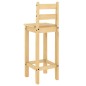 vidaXL Set da Bar 5 pz in Legno Massello di Pino vidaXL Set da Bar 5 pz in Legno Massello di Pino