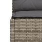 vidaXL Set Divano da Giardino 10 pz con Cuscini Grigio in Polyrattan vidaXL Set Divano da Giardino 10 pz con Cuscini Grigio in Polyrattan