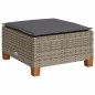 vidaXL Set Divano da Giardino 8 pz con Cuscini Grigio in Polyrattan vidaXL Set Divano da Giardino 8 pz con Cuscini Grigio in Polyrattan
