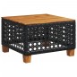 vidaXL Set Divano da Giardino 6 pz con Cuscini Nero in Polyrattan vidaXL Set Divano da Giardino 6 pz con Cuscini Nero in Polyrattan