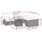 vidaXL Set Divani da Giardino 10pz con Cuscini in Polyrattan Nero vidaXL Set Divani da Giardino 10pz con Cuscini in Polyrattan Nero