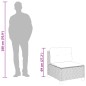 vidaXL Set Divano da Giardino 6 pz con Cuscini Grigio in Polyrattan vidaXL Set Divano da Giardino 6 pz con Cuscini Grigio in Polyrattan