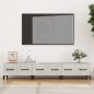Mobile Porta TV Grigio Cemento 150x34,5x30 cm Legno Multistrato Mobile Porta TV Grigio Cemento 150x34,5x30 cm Legno Multistrato