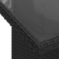 vidaXL Set Divani da Giardino 9 pz con Cuscini Nero in Polyrattan vidaXL Set Divani da Giardino 9 pz con Cuscini Nero in Polyrattan