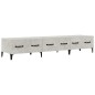 Mobile Porta TV Grigio Cemento 150x34,5x30 cm Legno Multistrato Mobile Porta TV Grigio Cemento 150x34,5x30 cm Legno Multistrato