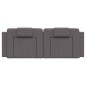 vidaXL Cuscino Testiera Grigio 140 cm in Similpelle vidaXL Cuscino Testiera Grigio 140 cm in Similpelle