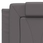 vidaXL Cuscino Testiera Grigio 140 cm in Similpelle vidaXL Cuscino Testiera Grigio 140 cm in Similpelle