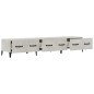 Mobile Porta TV Grigio Cemento 150x34,5x30 cm Legno Multistrato Mobile Porta TV Grigio Cemento 150x34,5x30 cm Legno Multistrato