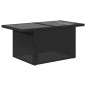 vidaXL Set Divano da Giardino 6 pz con Cuscini Nero in Polyrattan vidaXL Set Divano da Giardino 6 pz con Cuscini Nero in Polyrattan