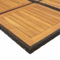vidaXL Set da Pranzo da Giardino 15 pz con Cuscini Nero in Polyrattan vidaXL Set da Pranzo da Giardino 15 pz con Cuscini Nero in Polyrattan
