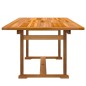 vidaXL Set Pranzo da Giardino 5pz Legno Massello di Acacia e Textilene vidaXL Set Pranzo da Giardino 5pz Legno Massello di Acacia e Textilene