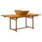 vidaXL Set Pranzo da Giardino 5pz Legno Massello di Acacia e Textilene vidaXL Set Pranzo da Giardino 5pz Legno Massello di Acacia e Textilene