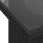 vidaXL Set Divani da Giardino 11 pz con Cuscini in Polyrattan Nero vidaXL Set Divani da Giardino 11 pz con Cuscini in Polyrattan Nero