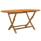 vidaXL Set Pranzo da Giardino 9pz Legno Massello di Acacia e Textilene vidaXL Set Pranzo da Giardino 9pz Legno Massello di Acacia e Textilene
