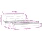 vidaXL Letto con Materasso Grigio Chiaro 200x200 cm in Tessuto vidaXL Letto con Materasso Grigio Chiaro 200x200 cm in Tessuto