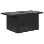 vidaXL Set Divano da Giardino 6 pz con Cuscini Nero in Polyrattan vidaXL Set Divano da Giardino 6 pz con Cuscini Nero in Polyrattan