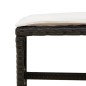 vidaXL Set da Pranzo da Giardino 17 pz con Cuscini Nero in Polyrattan vidaXL Set da Pranzo da Giardino 17 pz con Cuscini Nero in Polyrattan