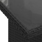 vidaXL Set Divani da Giardino 11 pz con Cuscini in Polyrattan Nero vidaXL Set Divani da Giardino 11 pz con Cuscini in Polyrattan Nero